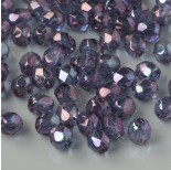 Zdjęcie - Fire Polish Luster Transparent Amethyst (LE00030) 4mm